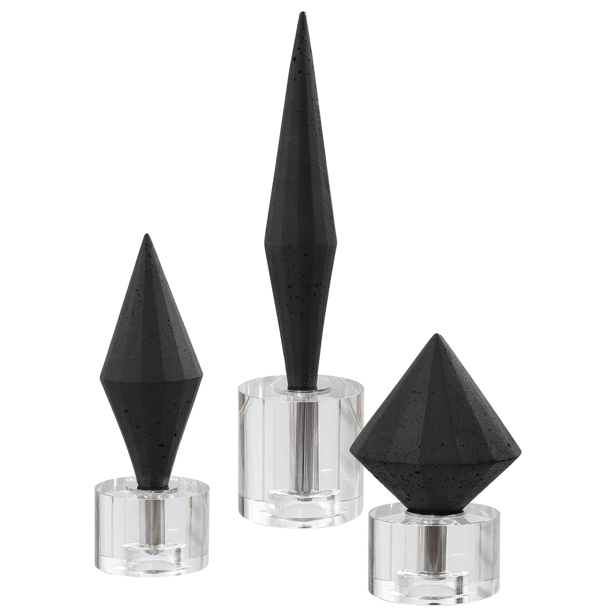Alize Black Sculptures – Set of 3