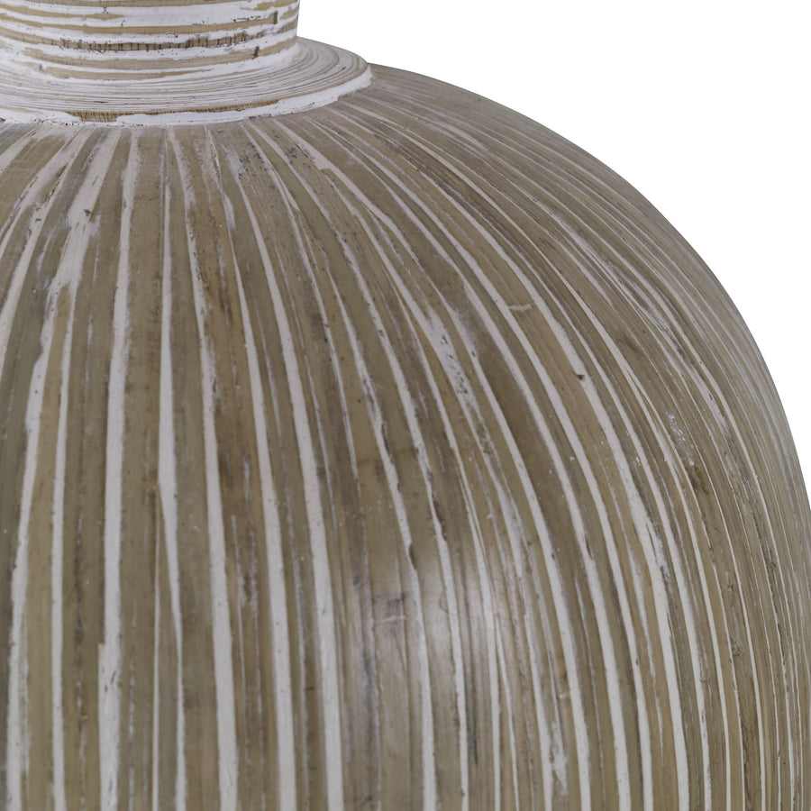 Islander White Washed Vases – Set of 2