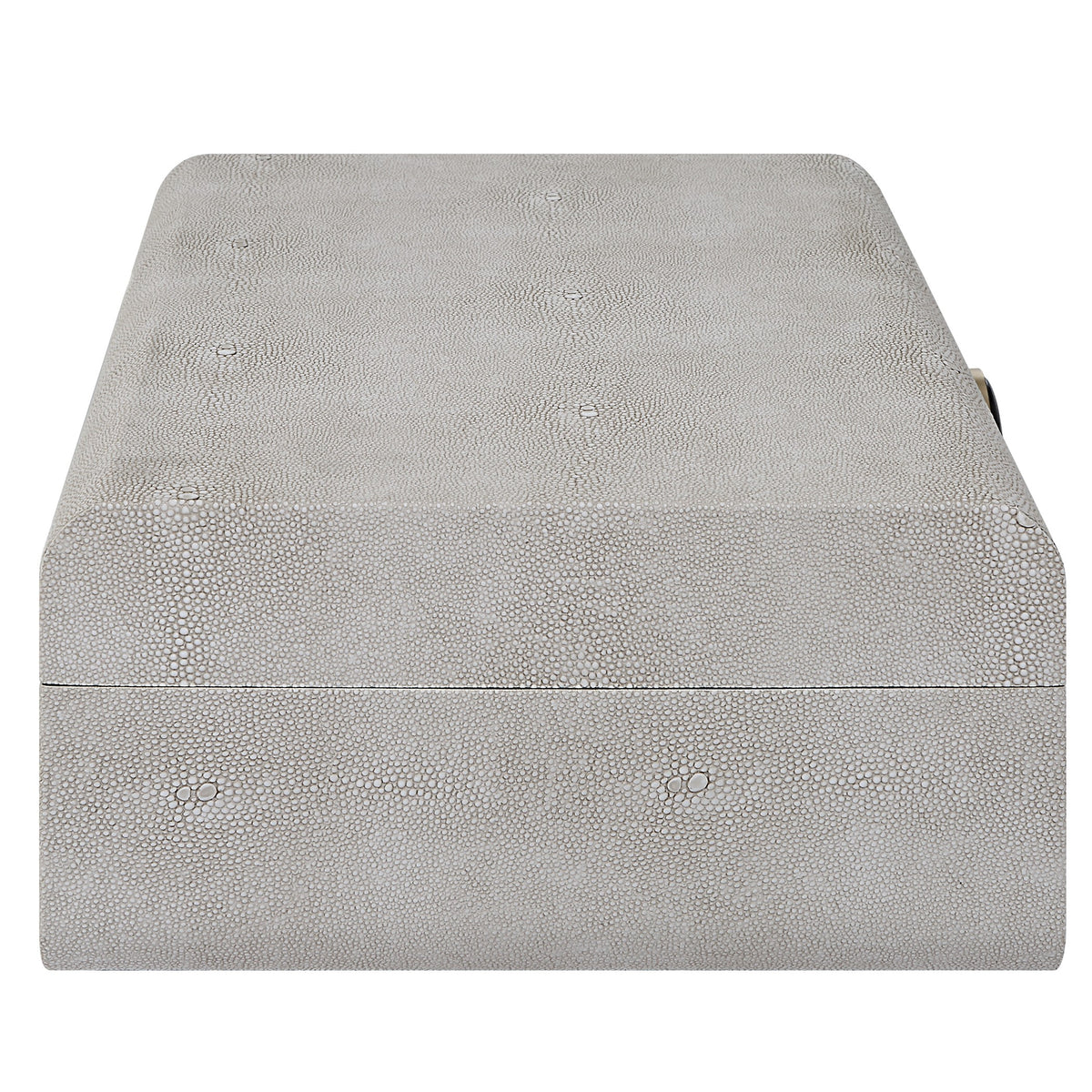 Lalique White Shagreen Box