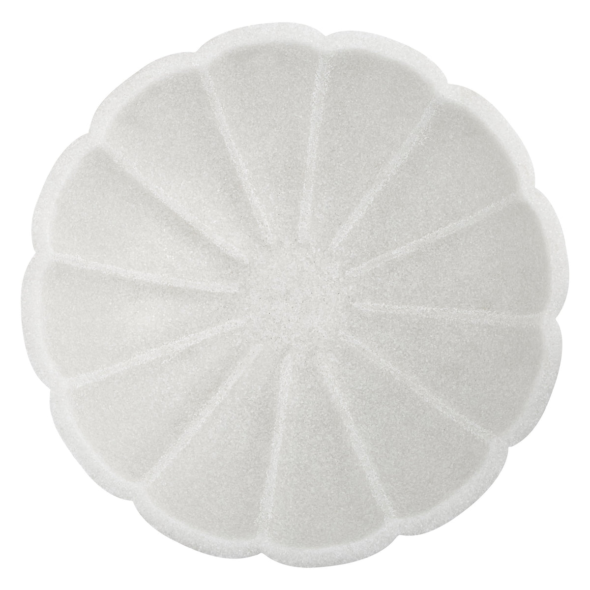 Petal Ivory Ricestone Indoor-Outdoor Bowl