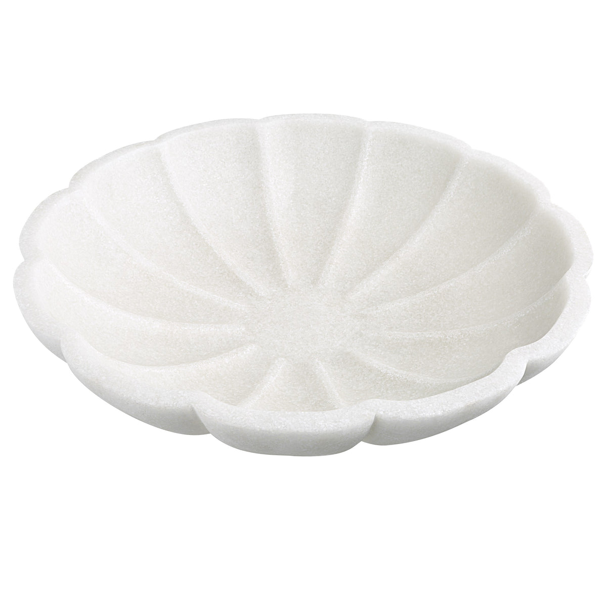 Petal Ivory Ricestone Indoor-Outdoor Bowl