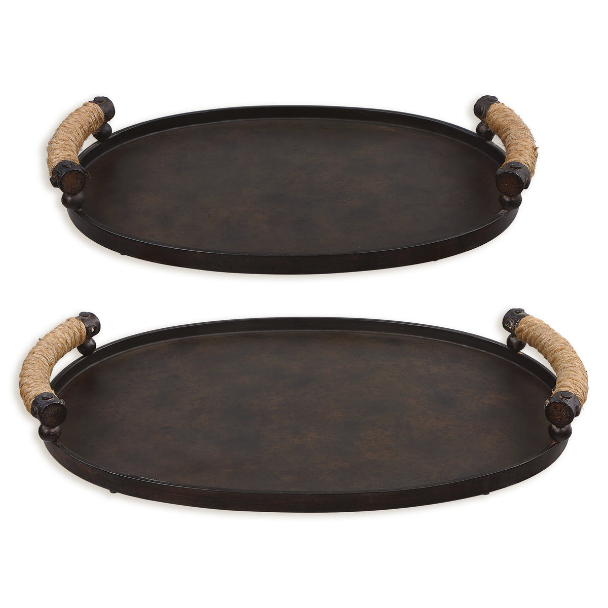 Viggo Bronze Trays – Set of 2