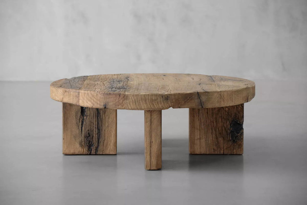 Reclaimed Oak Round Coffee Table