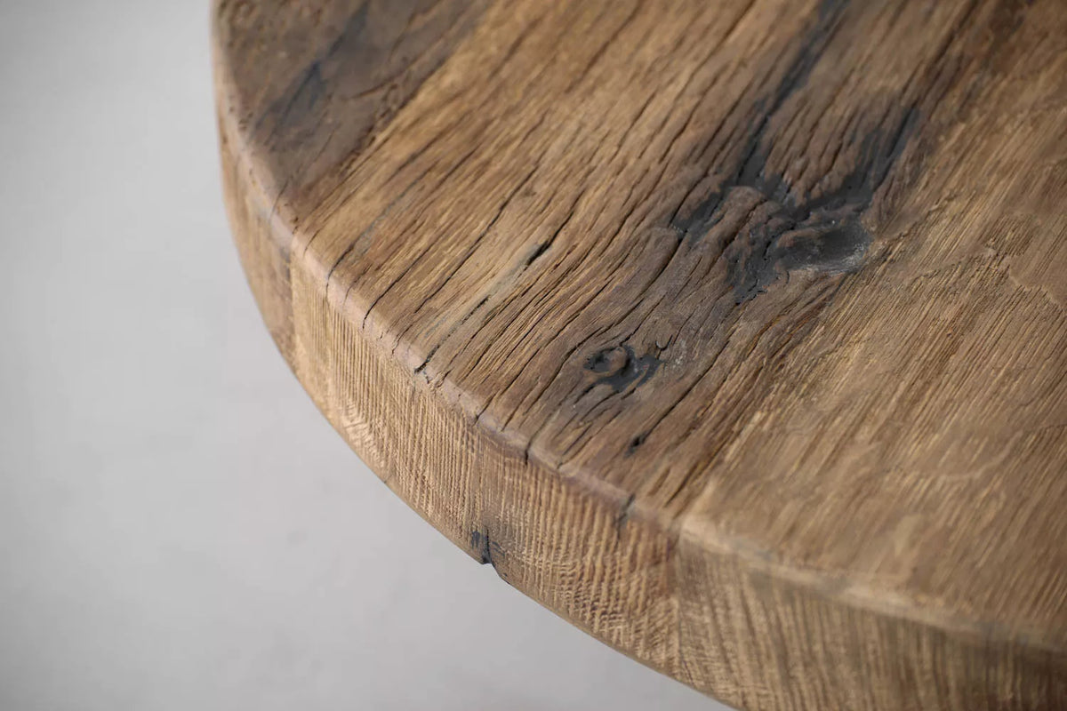 Reclaimed Oak Round Coffee Table