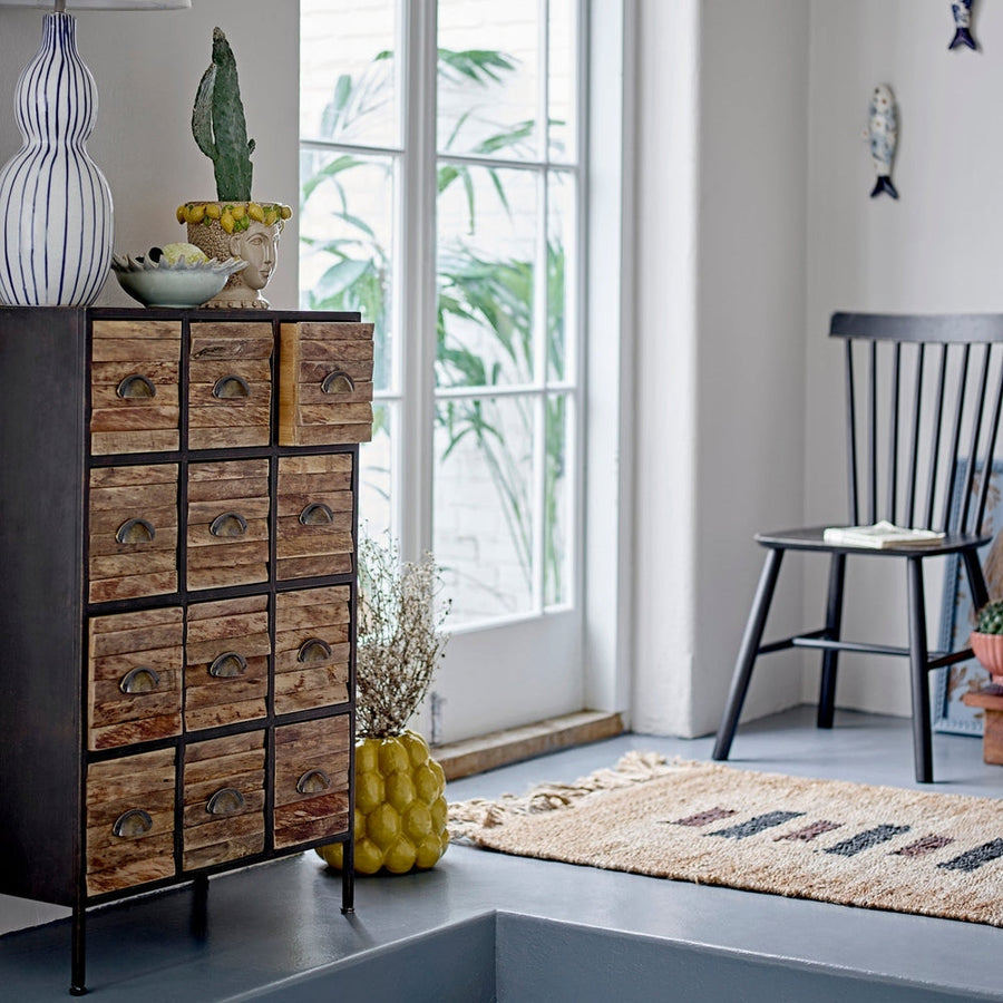 Matteo Chest of Drawers - Black Metal