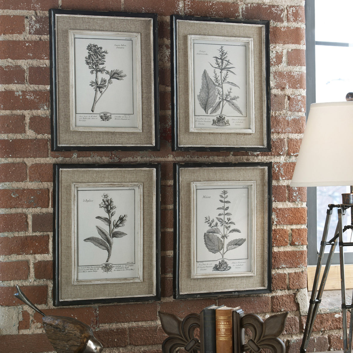 Casual Grey Study Framed Art – Set of 4