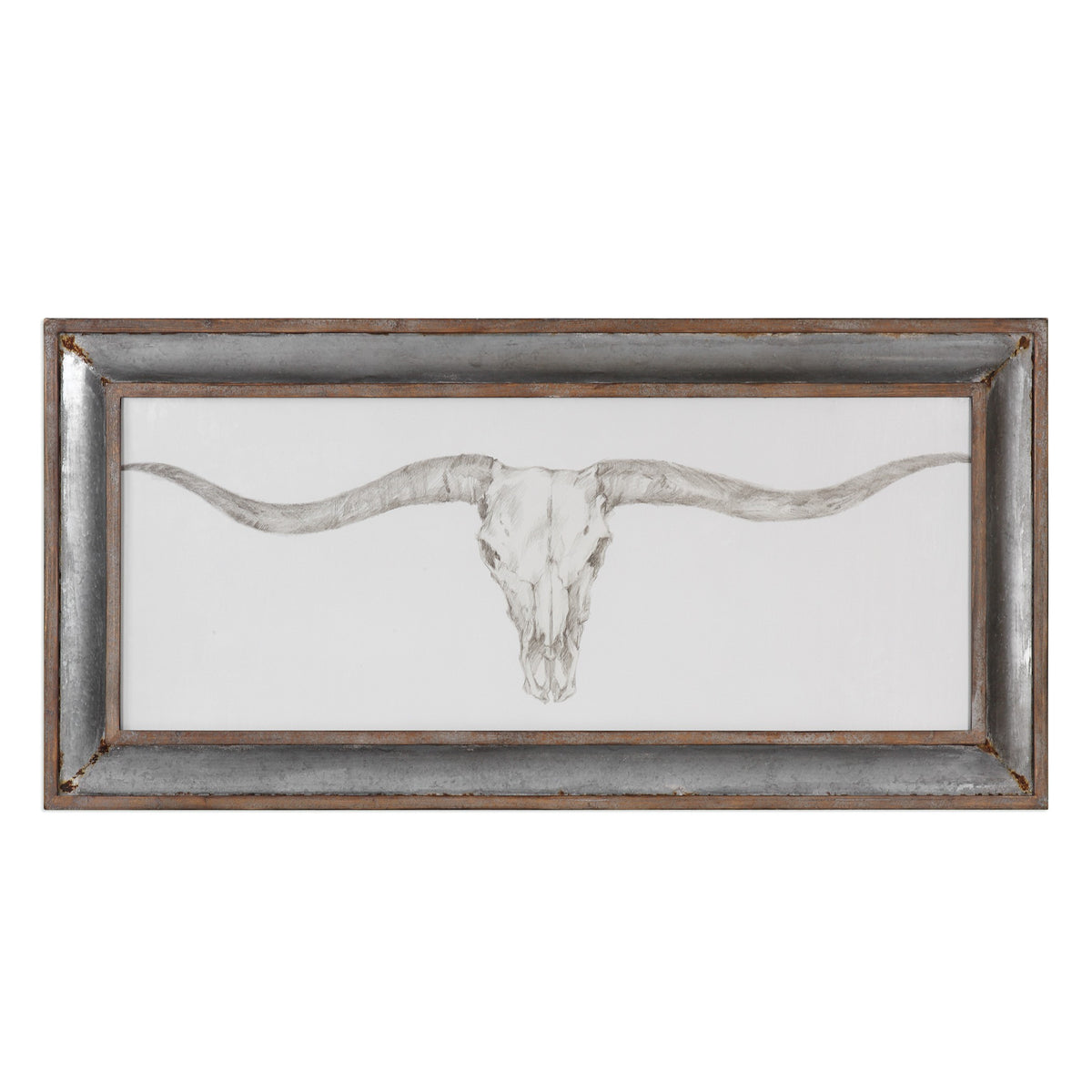 Western Skull Mount Print