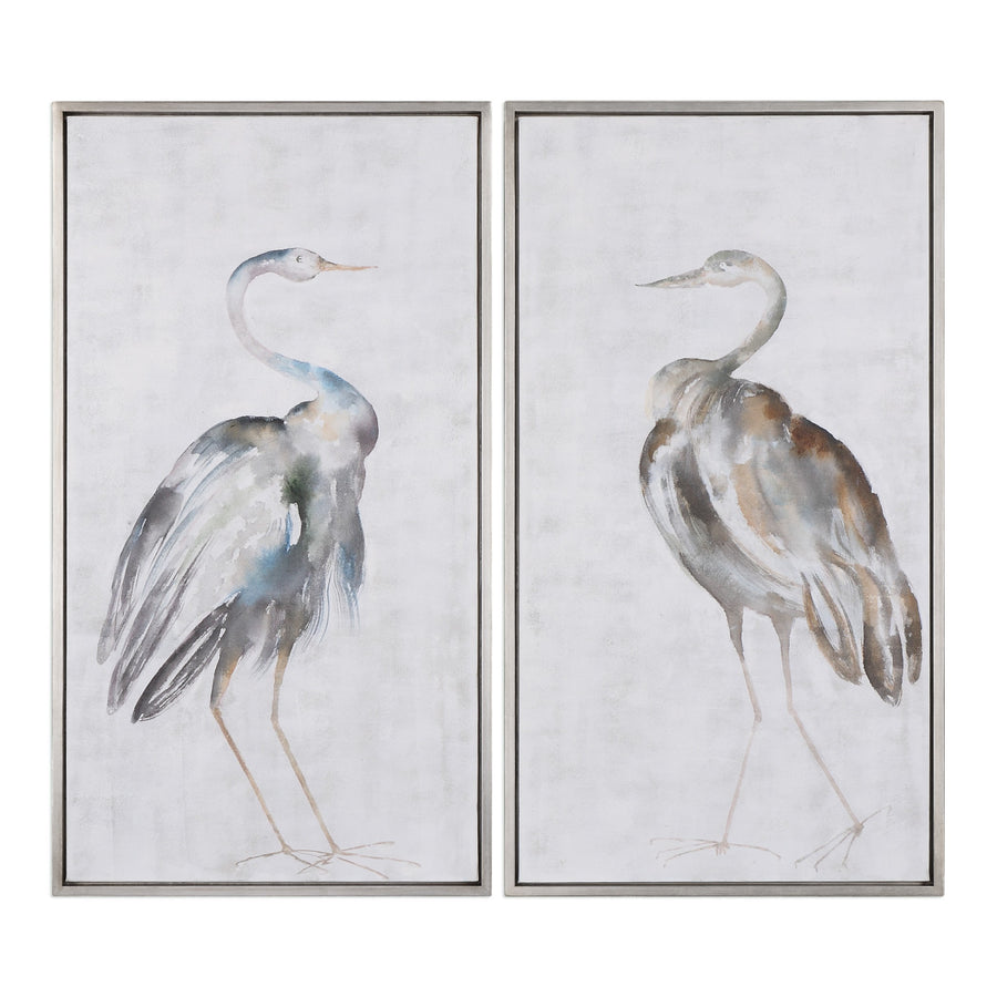 Summer Birds Framed Art – Set of 2