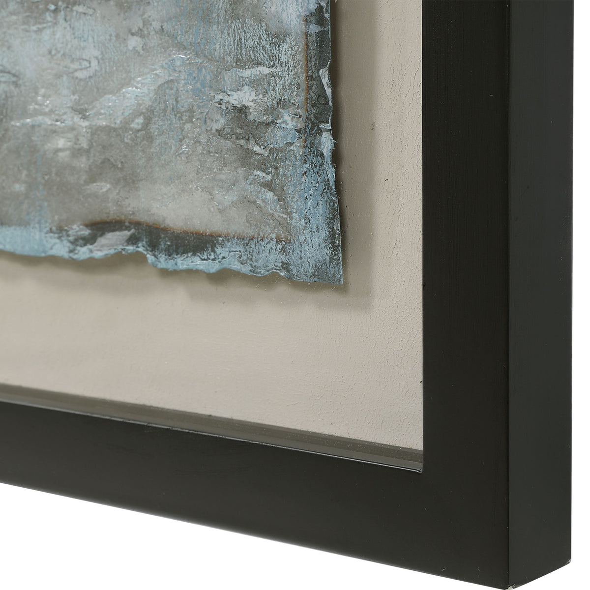 Ocean Swell Painted Metal Shadow Box
