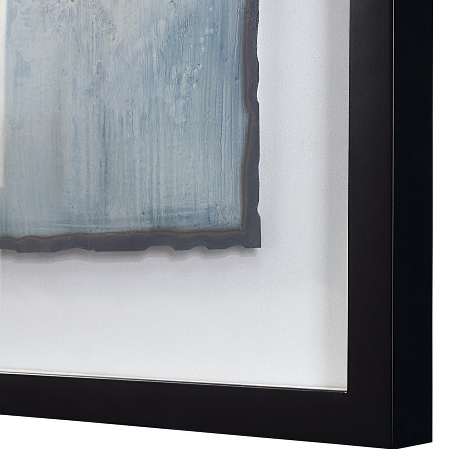 Glimmering Agate Shadow Boxes – Set of 2