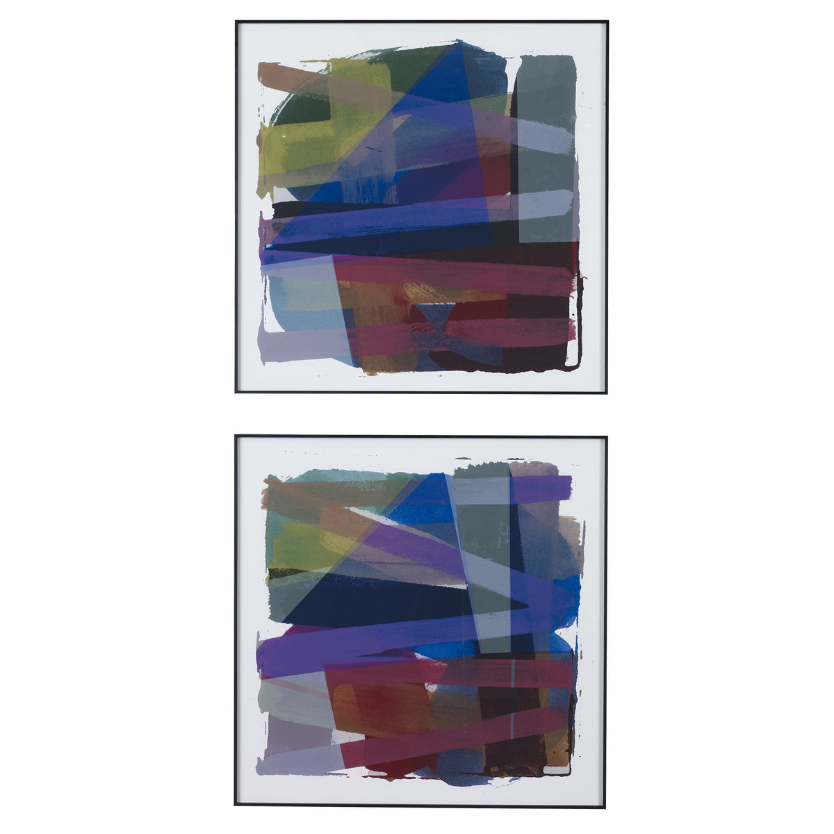 Vivacious Abstract Framed Prints – Set of 2