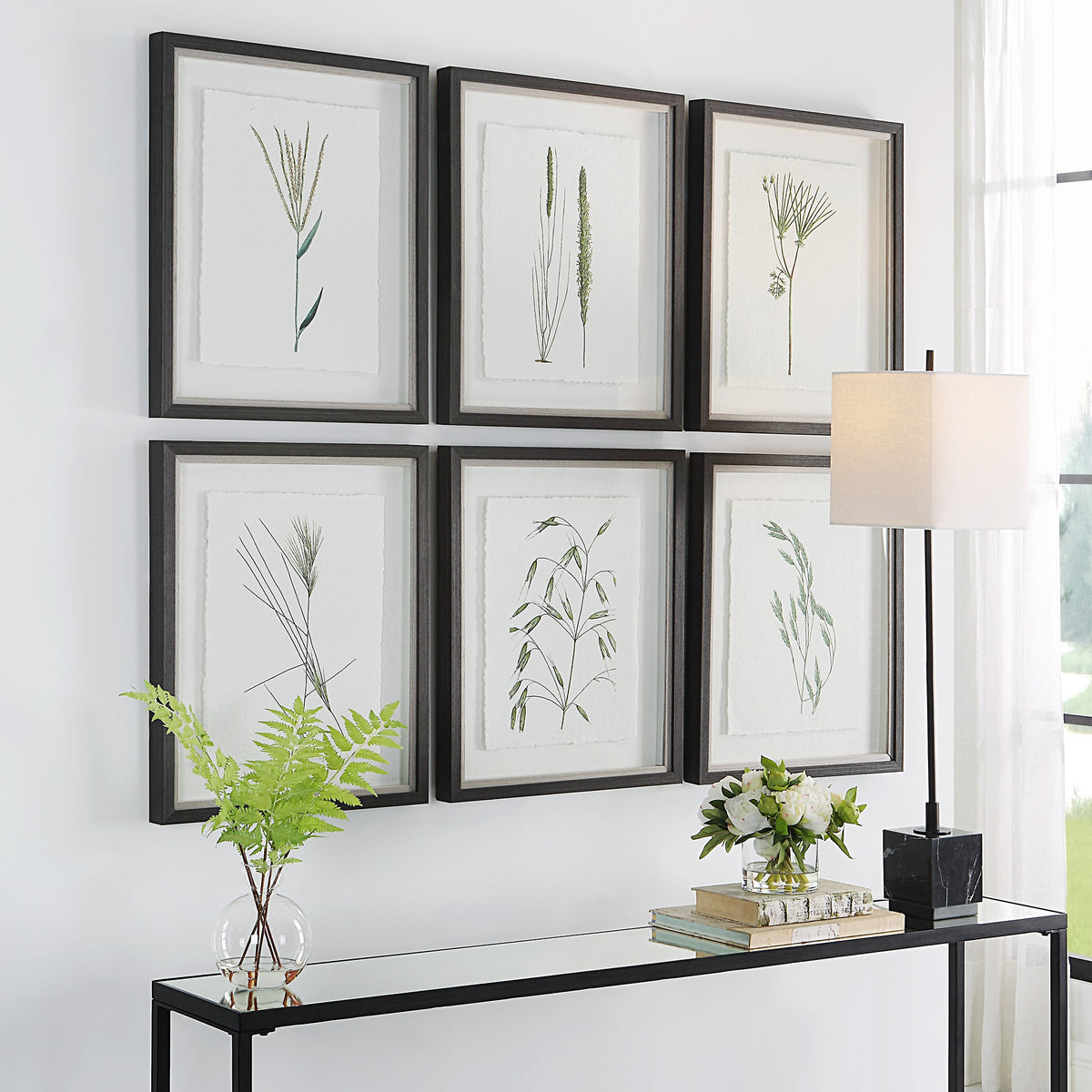 Forest Finds Framed Prints, Set of 6
