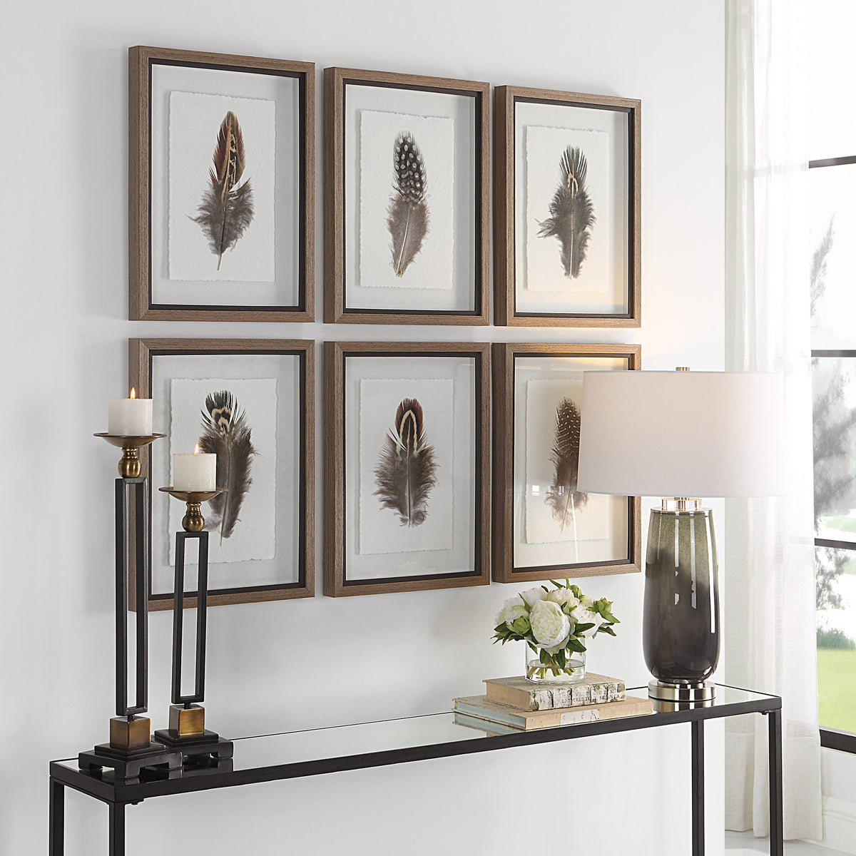 Birds Of A Feather Framed Prints, Set of 6