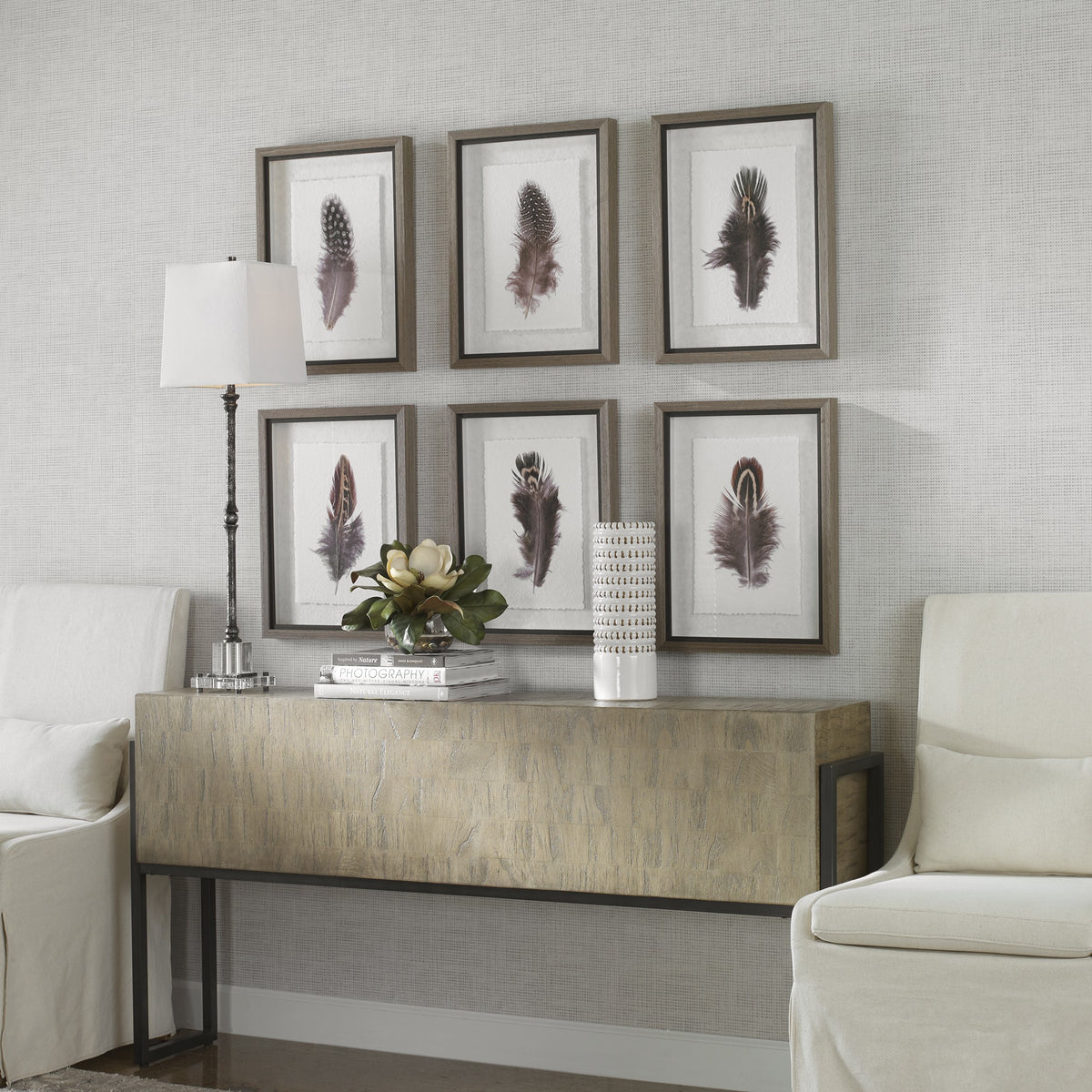 Birds Of A Feather Framed Prints, Set of 6