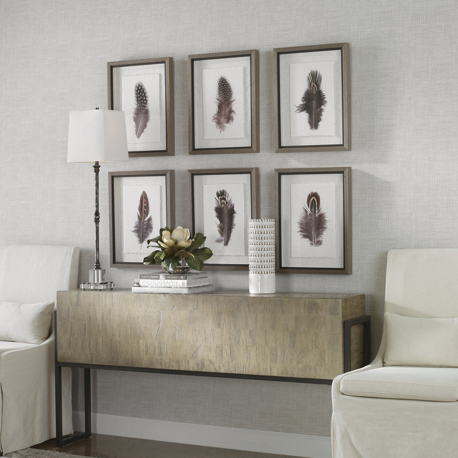 Birds Of A Feather Framed Prints, Set of 6