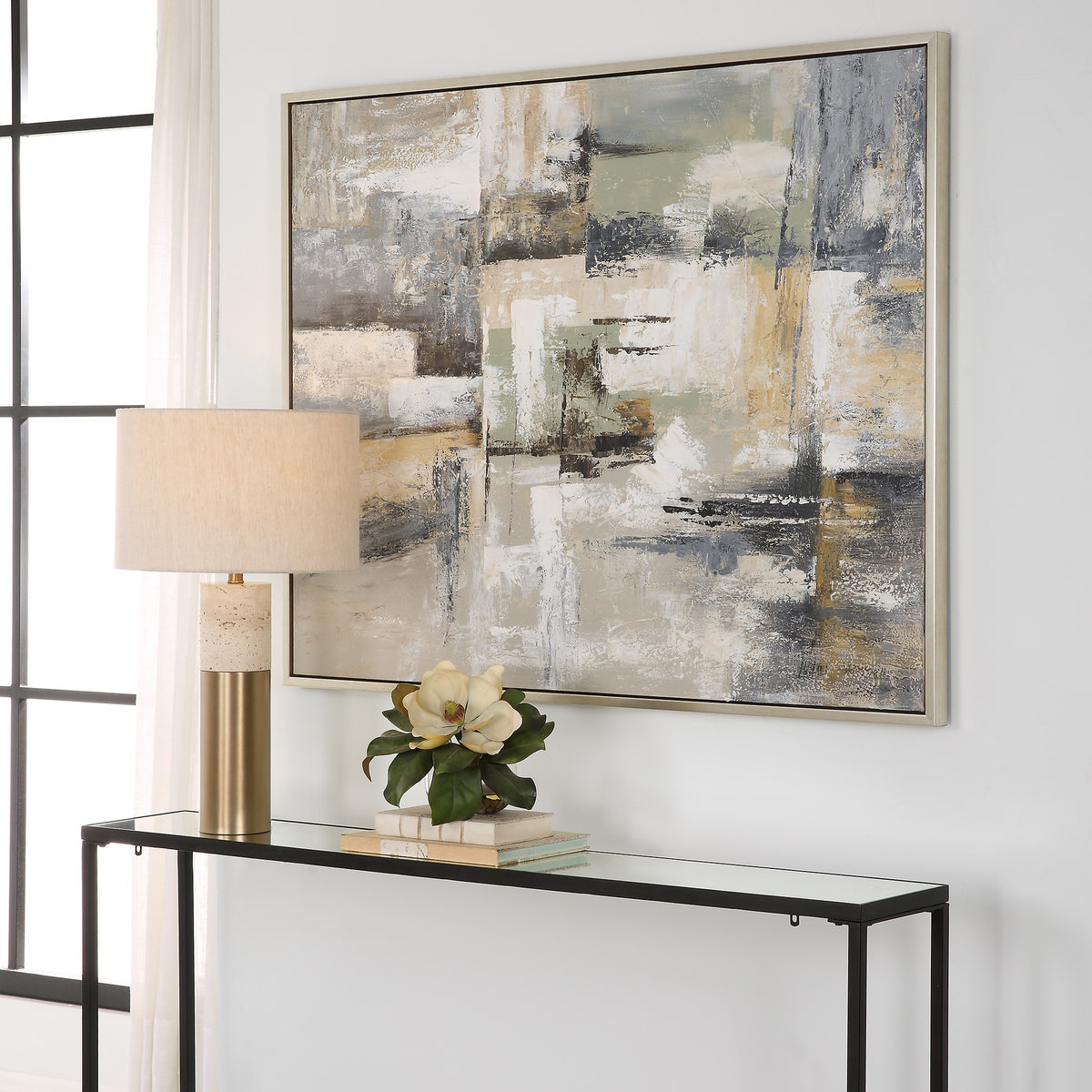 Intuition Hand Painted Abstract Canvas