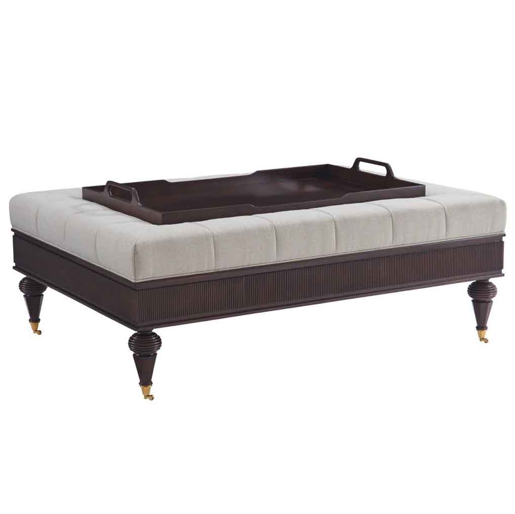 Bolen Cocktail Ottoman – Kendal Linen
