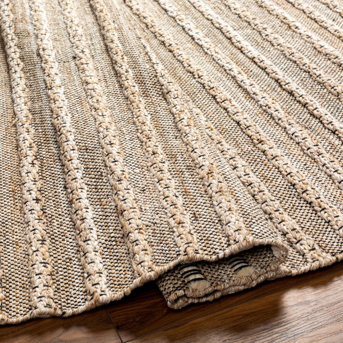 Azalea Hand Woven Rug – Dark Beige, 366 x 269 cm