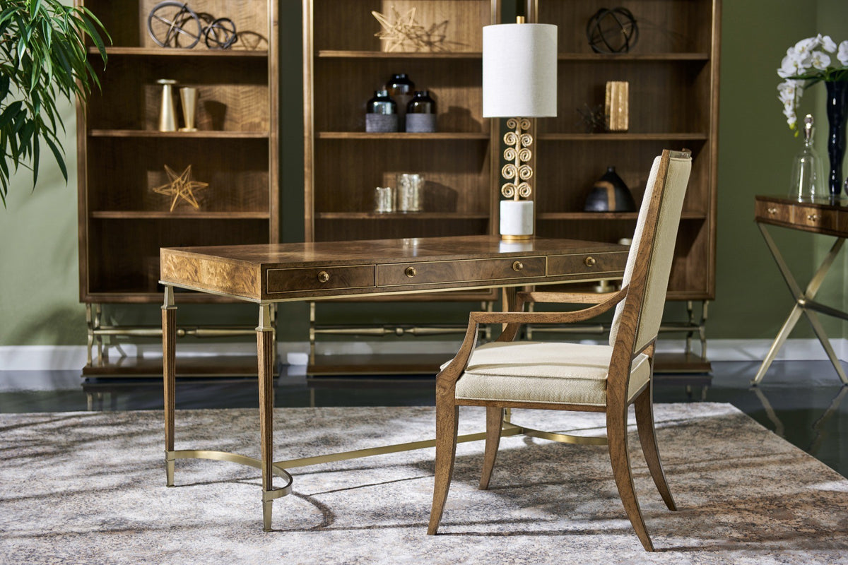 Barcelona Desk – Walnut Veneer