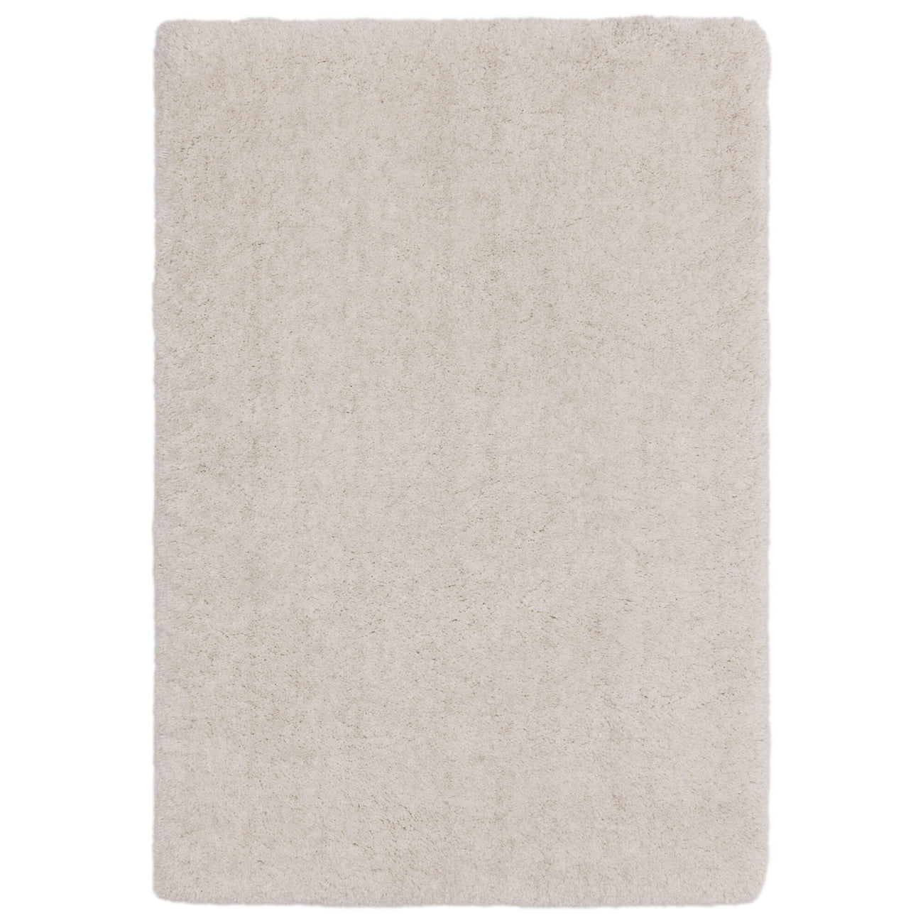 Barnaby off-white shaggy rug on a white background