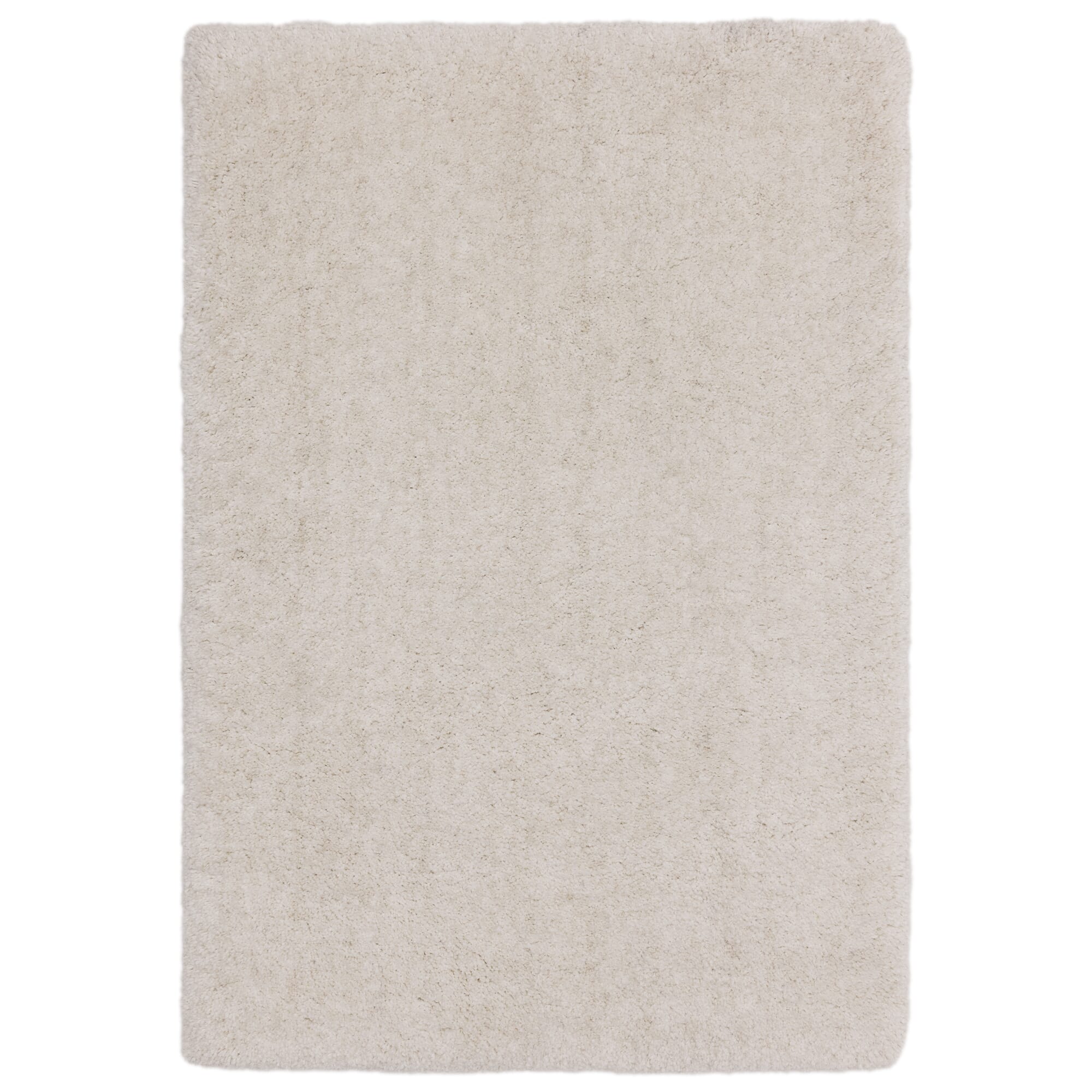 Barnaby off-white shaggy rug on a white background