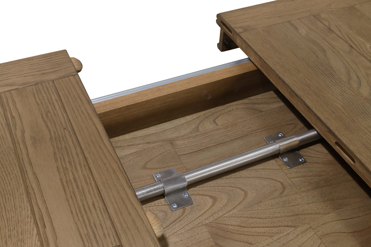 Buckingham Extending Solid Oak Dining Table – 210–310cm