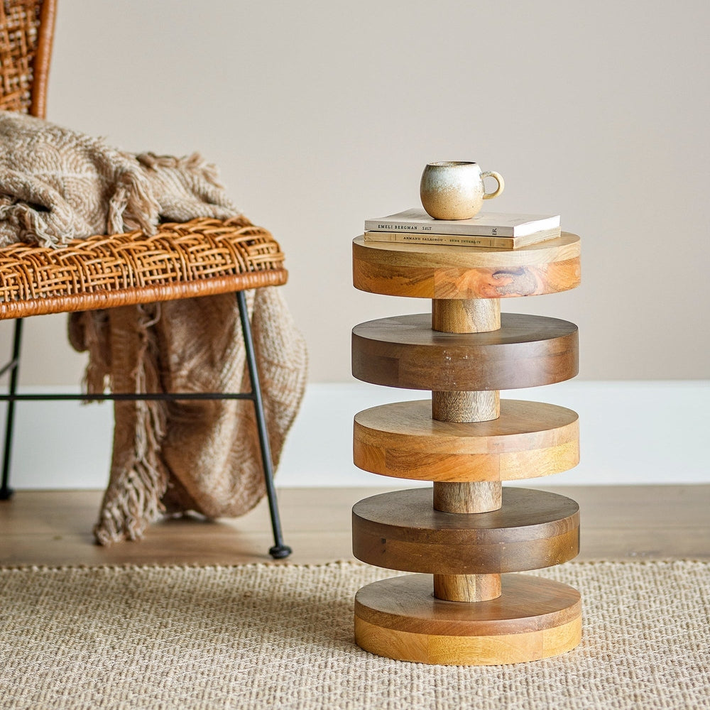 Franka Side Table - Brown Mango Wood