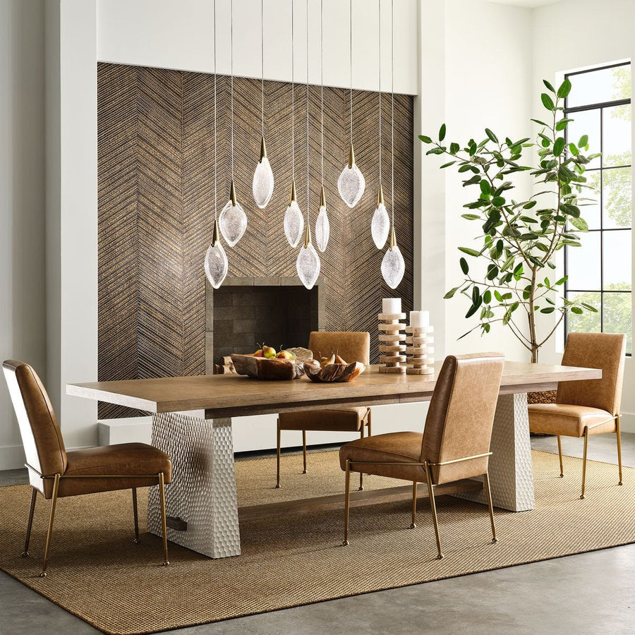 Deluge 9 Light LED Linear Pendant