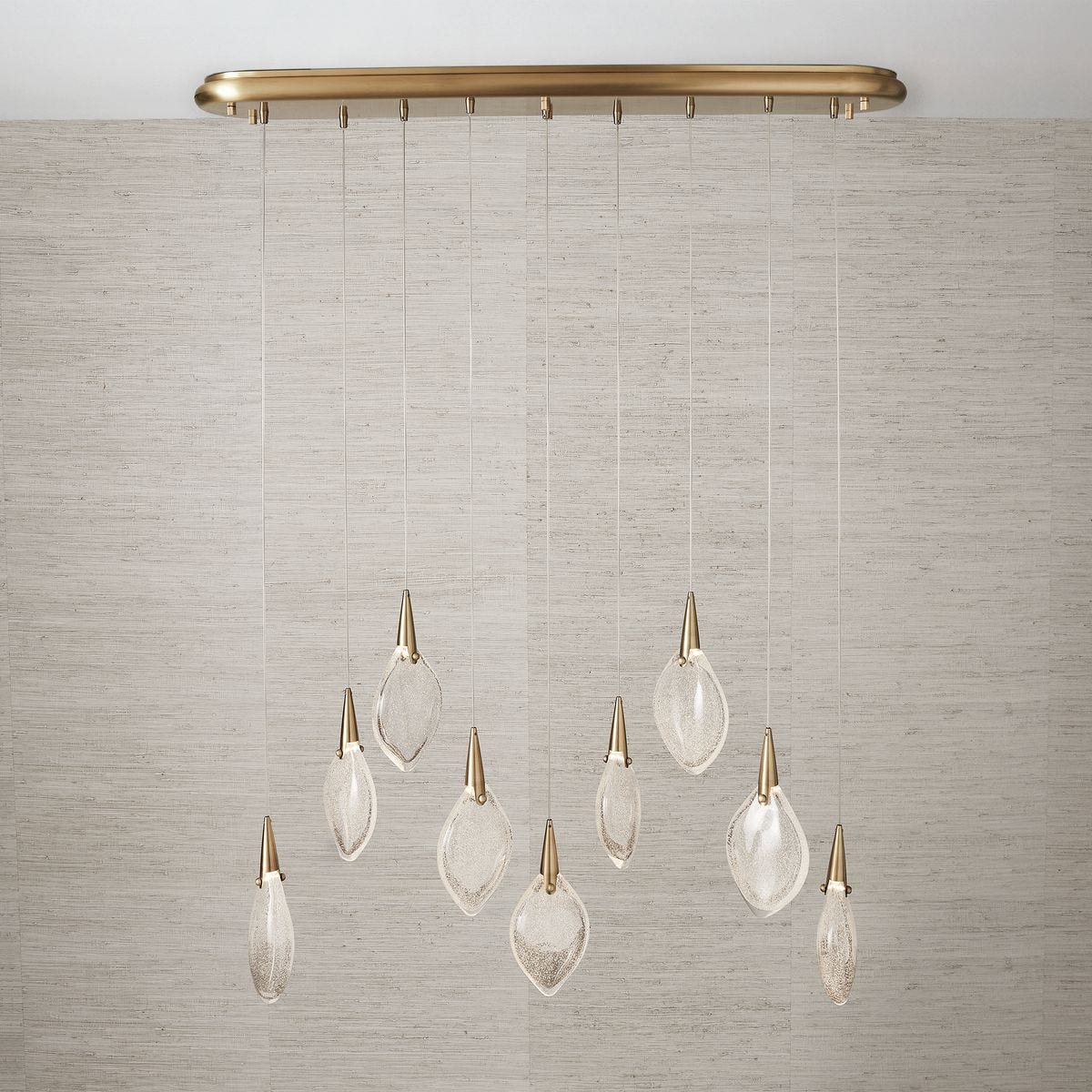 Deluge 9 Light LED Linear Pendant