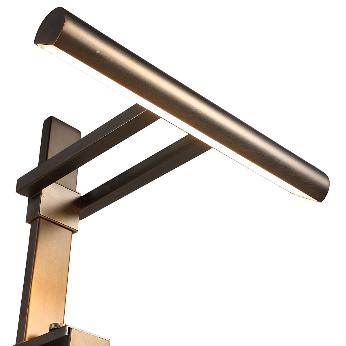 Lean On Me Lighted Easel – Travertine and Bronze
