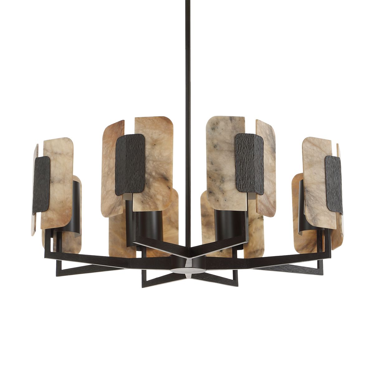 Open Book 8 Light Chandelier