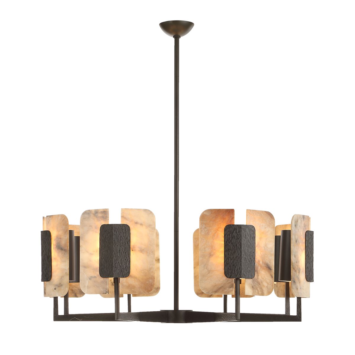 Open Book 8 Light Chandelier