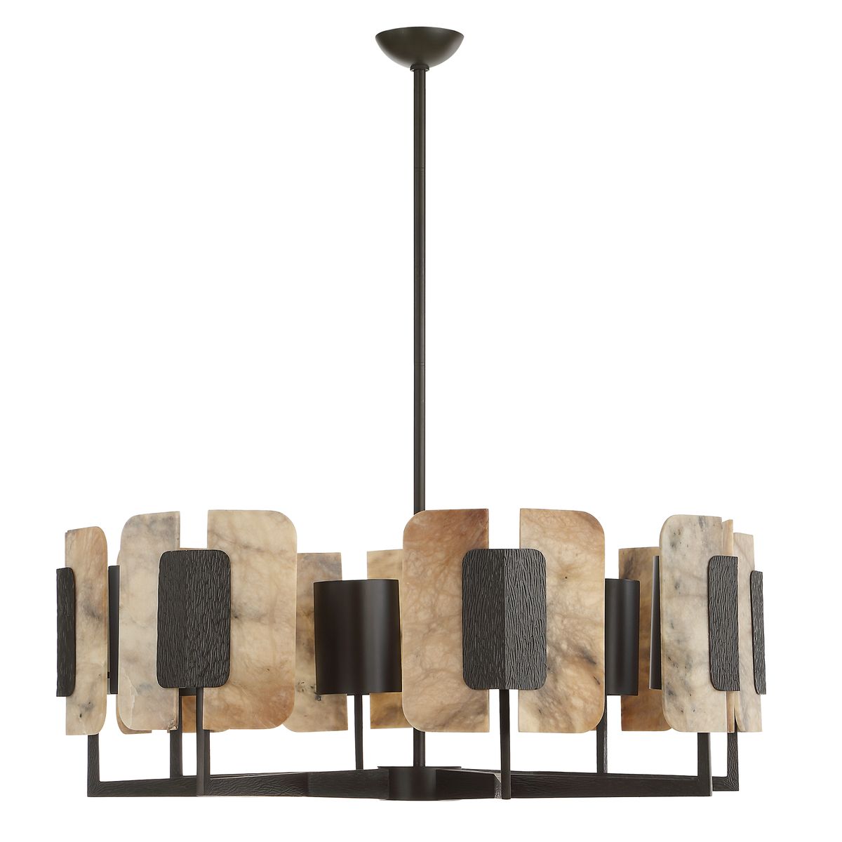 Open Book 8 Light Chandelier