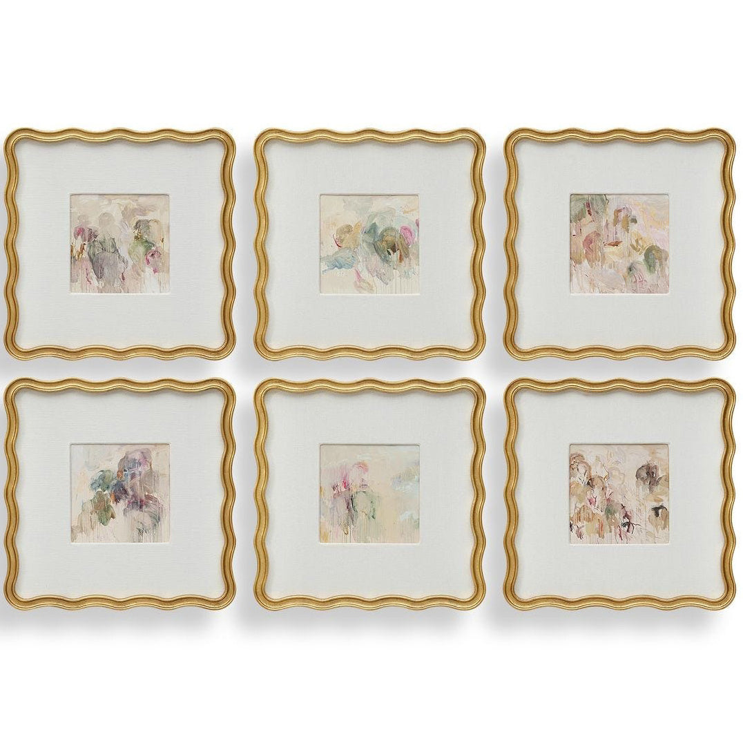 Garden Mist Framed Canvases – Set of 6