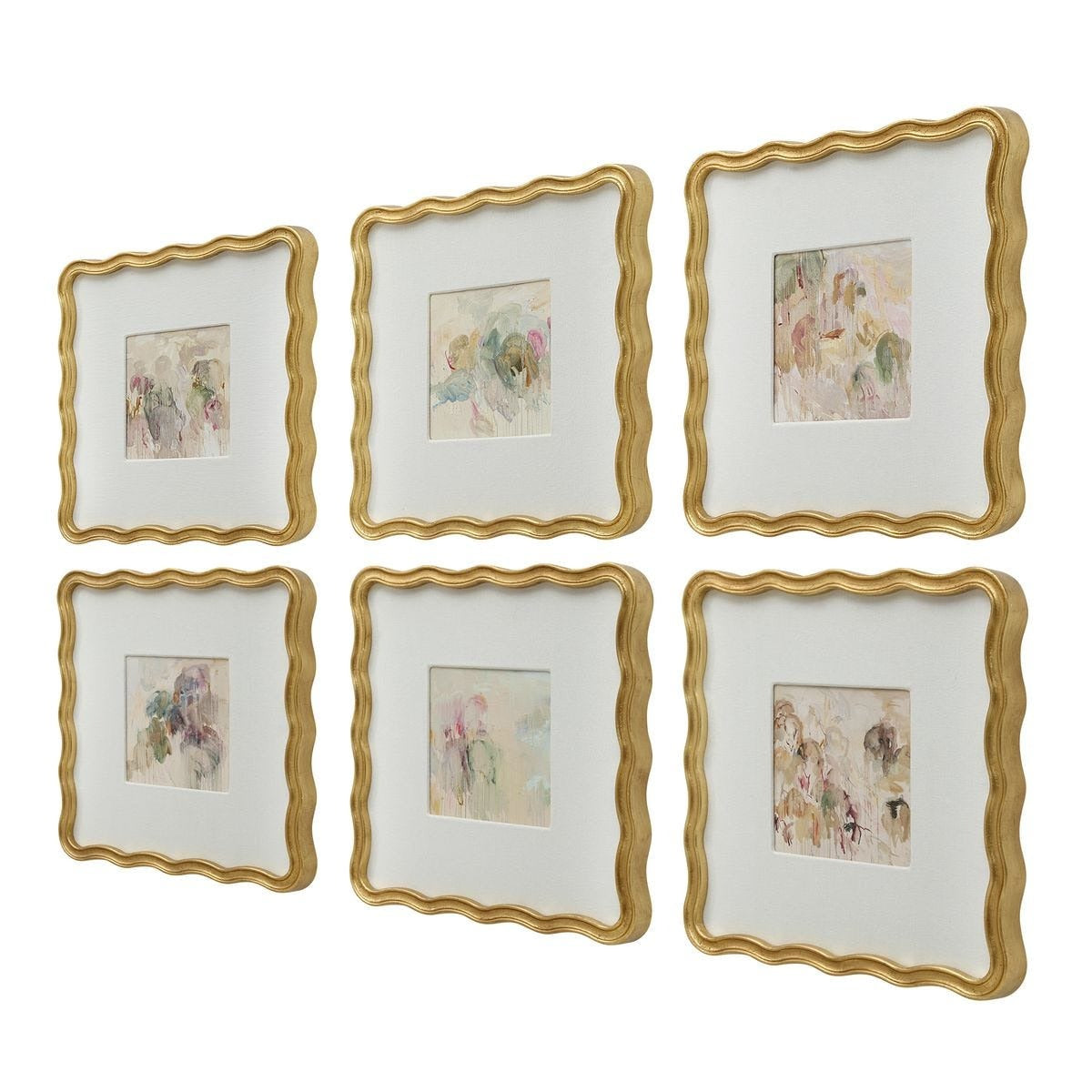 Garden Mist Framed Canvases – Set of 6