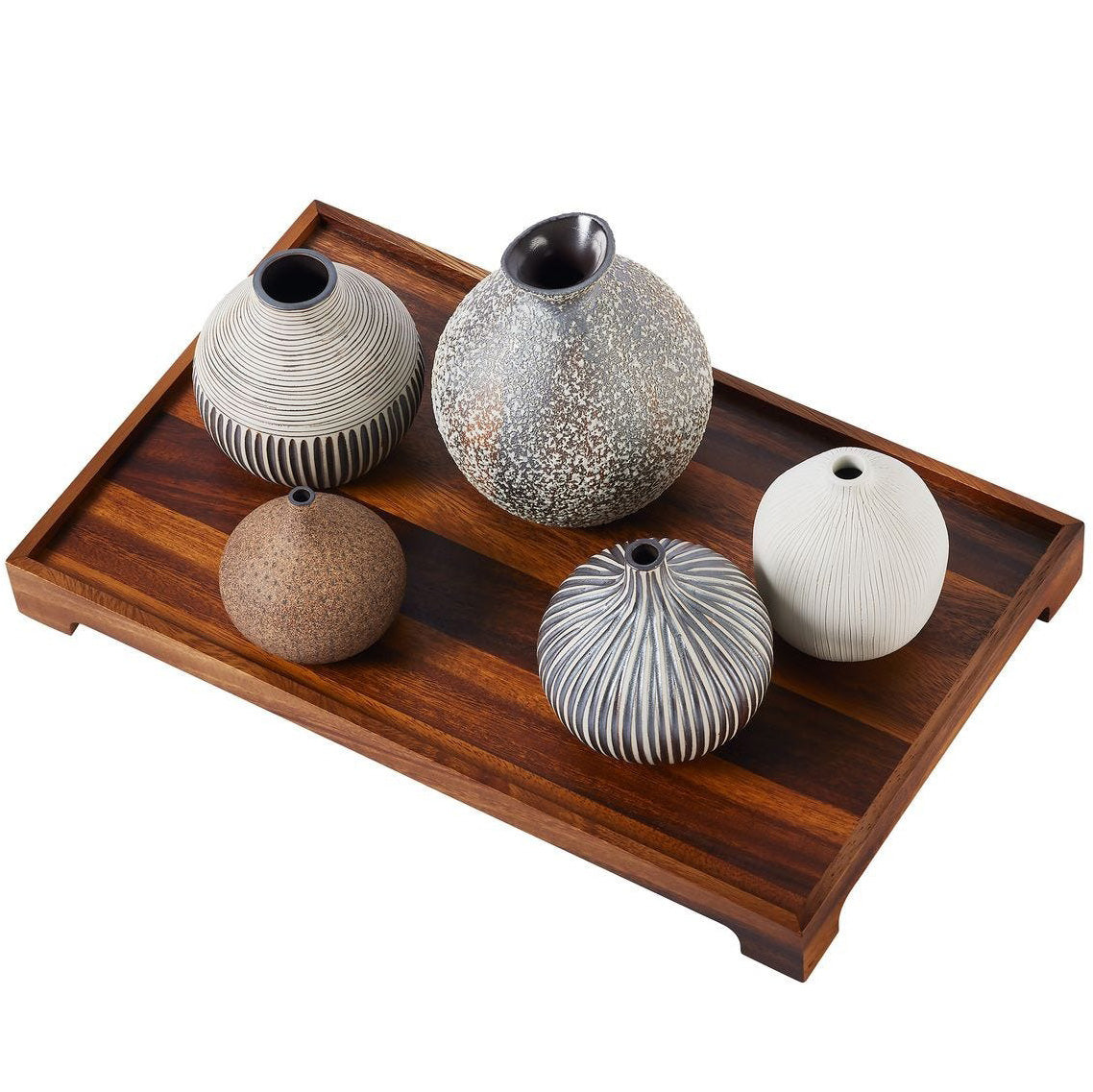 Nestling Vases – Coffee, Set of 5