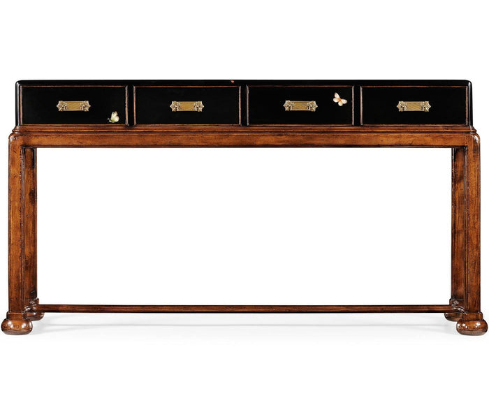 Butterfly Console Table – Walnut