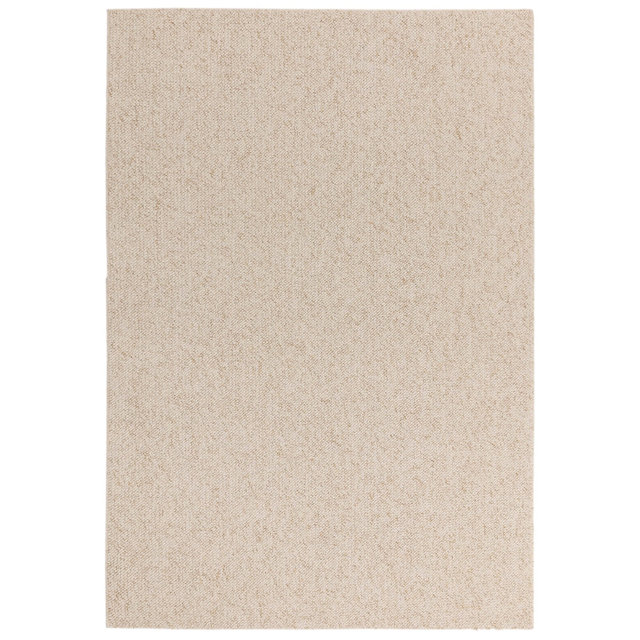 Boden Ivory textured rug shown on a white background