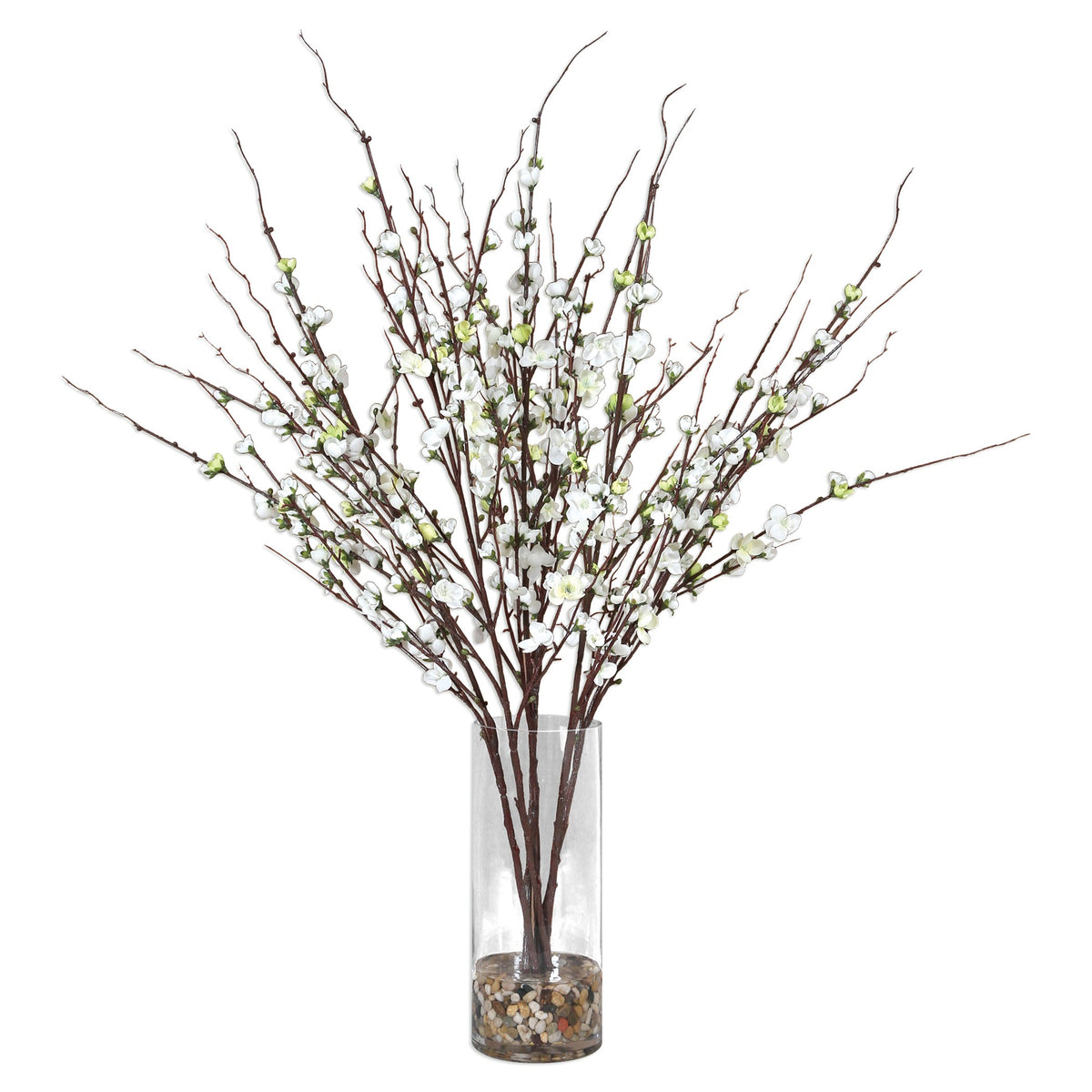 Quince Blossoms Silk Centrepiece