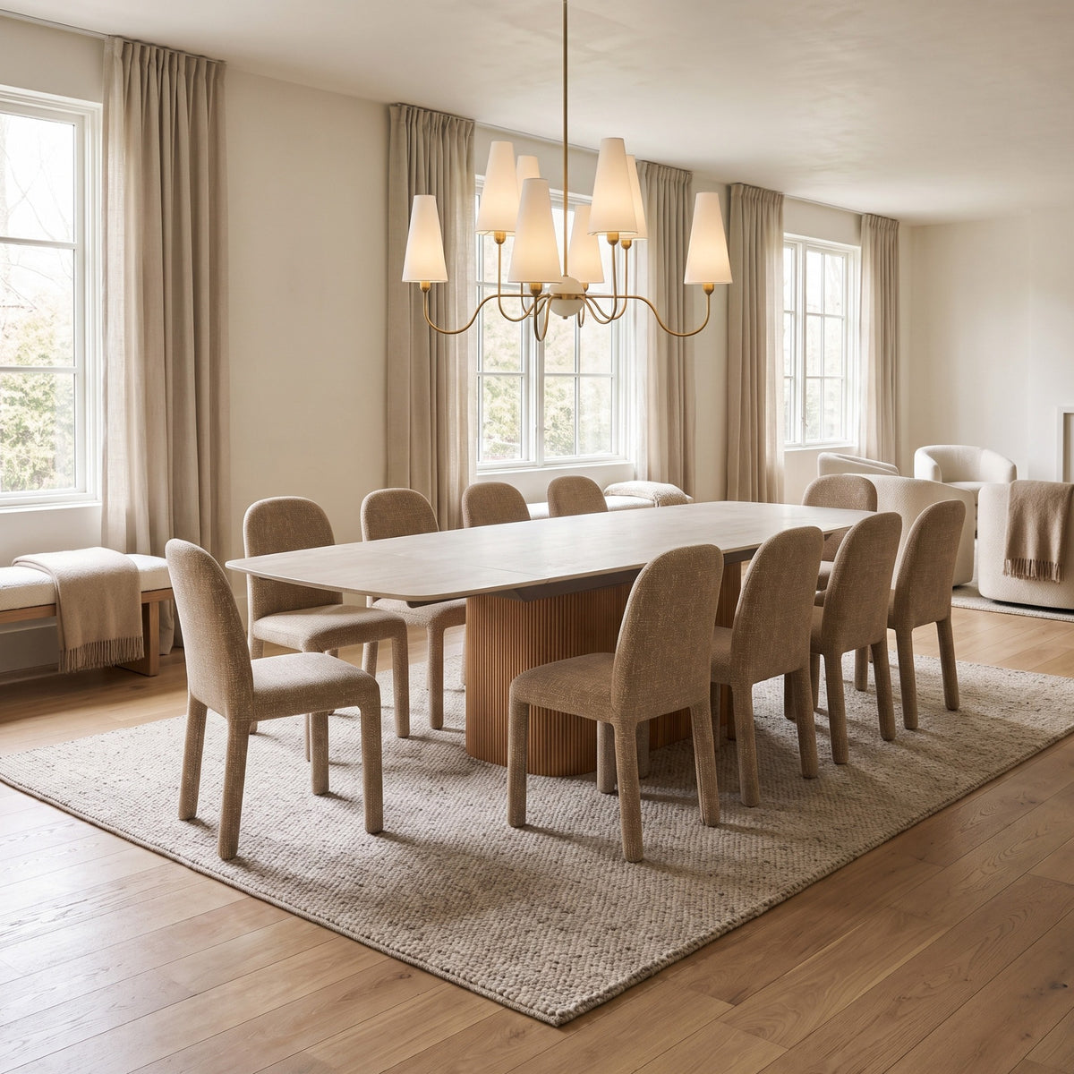 Bradwell Extending Dining Table – 200–300 cm