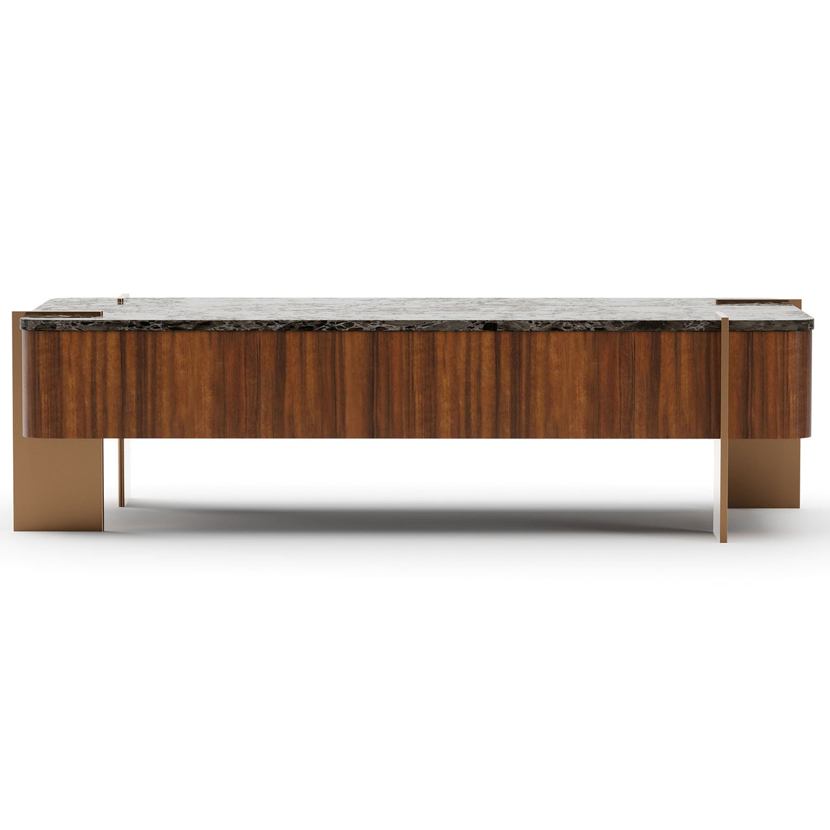 Altura Rectangular Coffee Table – Stone Top