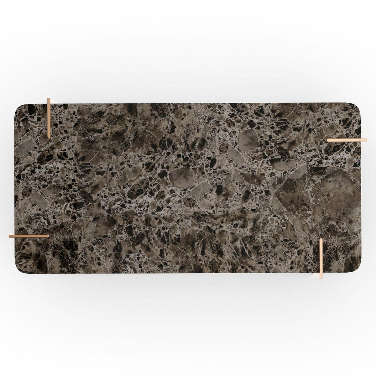 Altura Rectangular Coffee Table – Stone Top