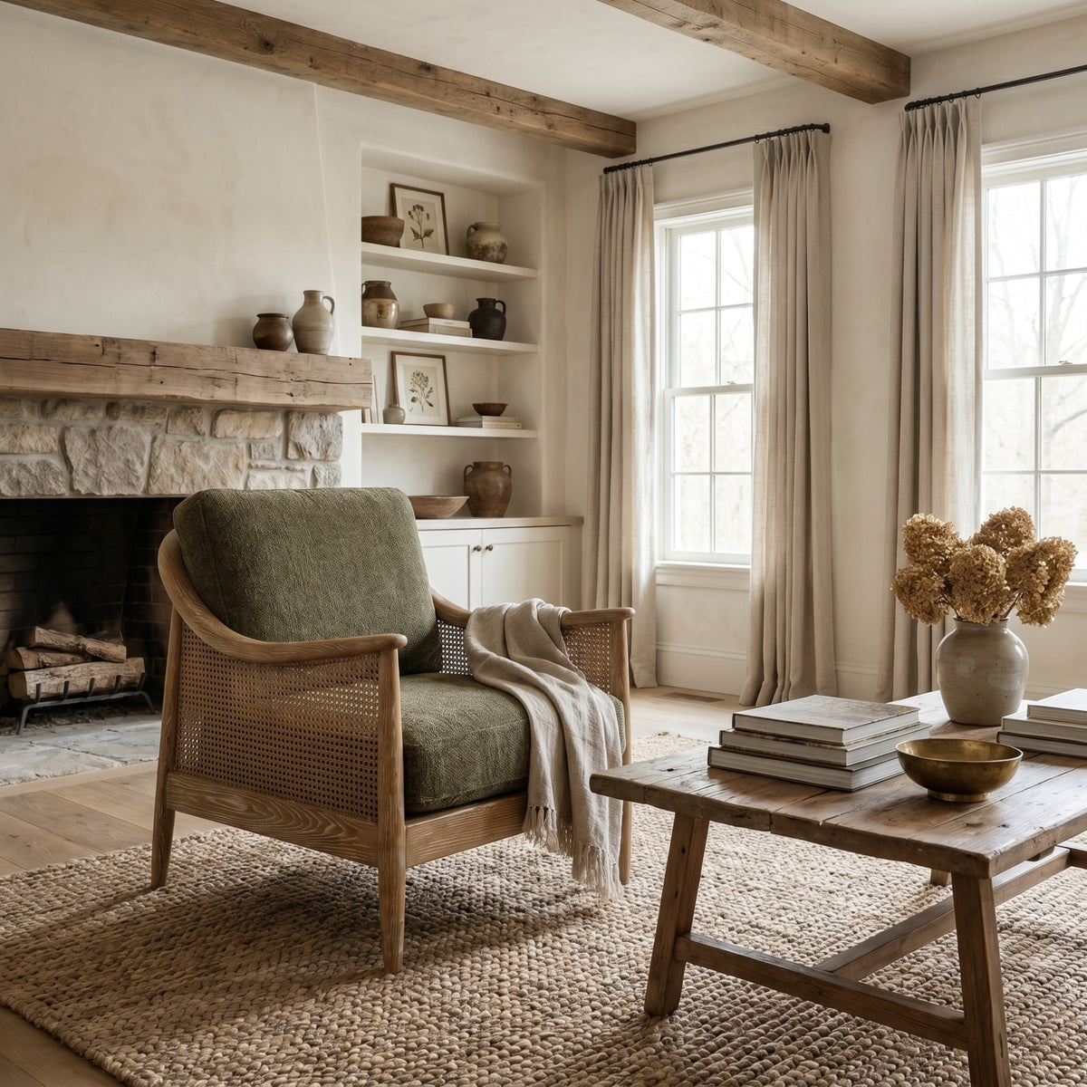 Chadlington Accent Chair – Bottle Green