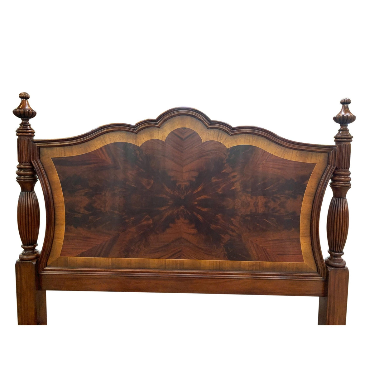 Chippendale Four Poster Bed – Mahogany, UK Super King