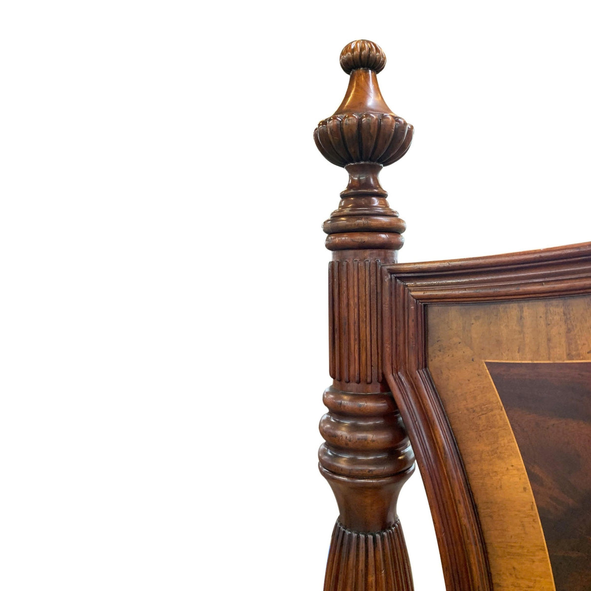 Chippendale Four Poster Bed – Mahogany, UK Super King