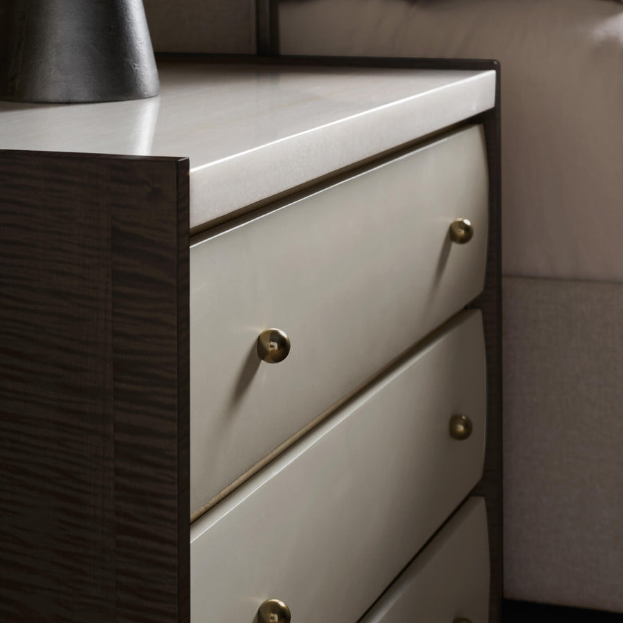 Avignon Bronze Bedside Table