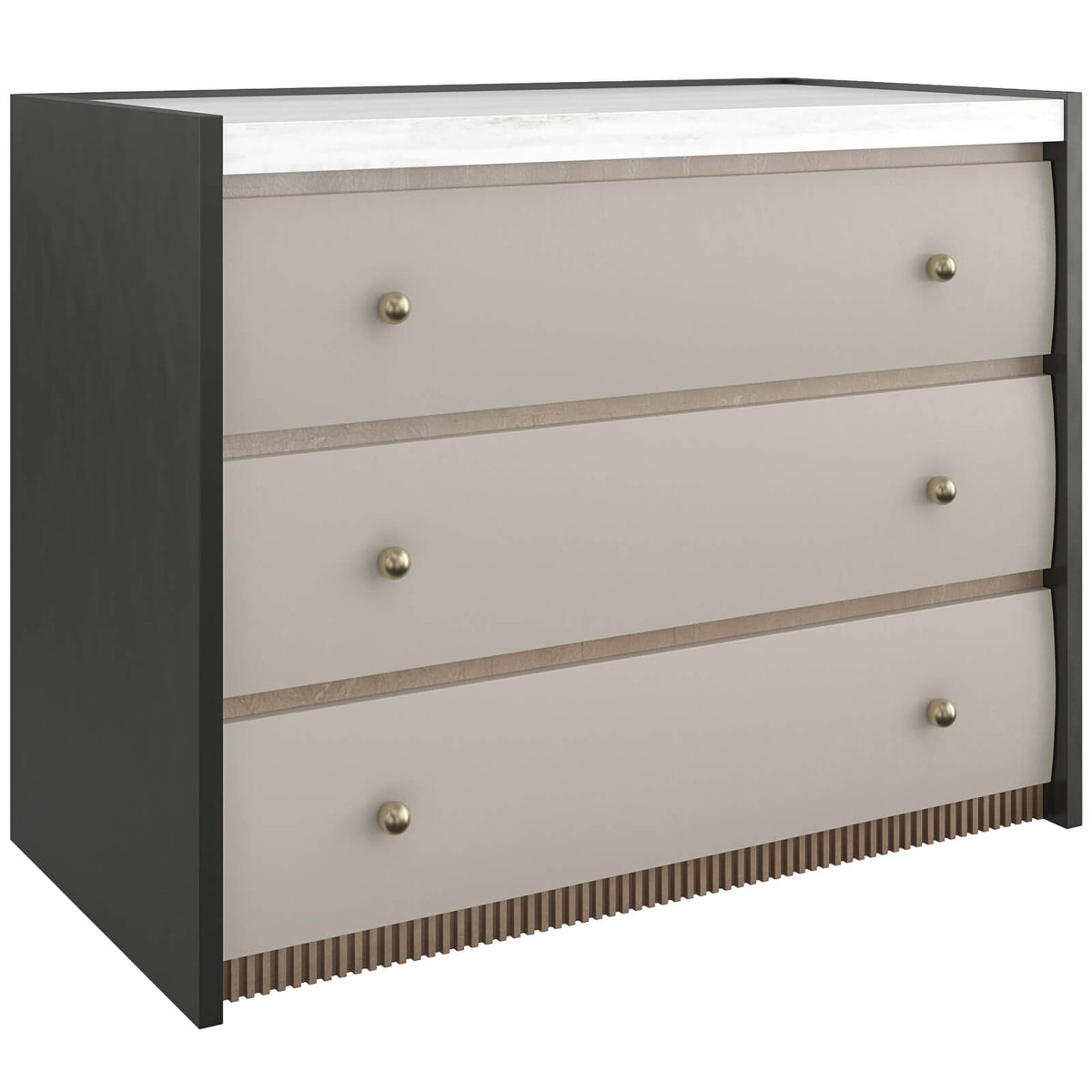 Avignon Bronze Bedside Table
