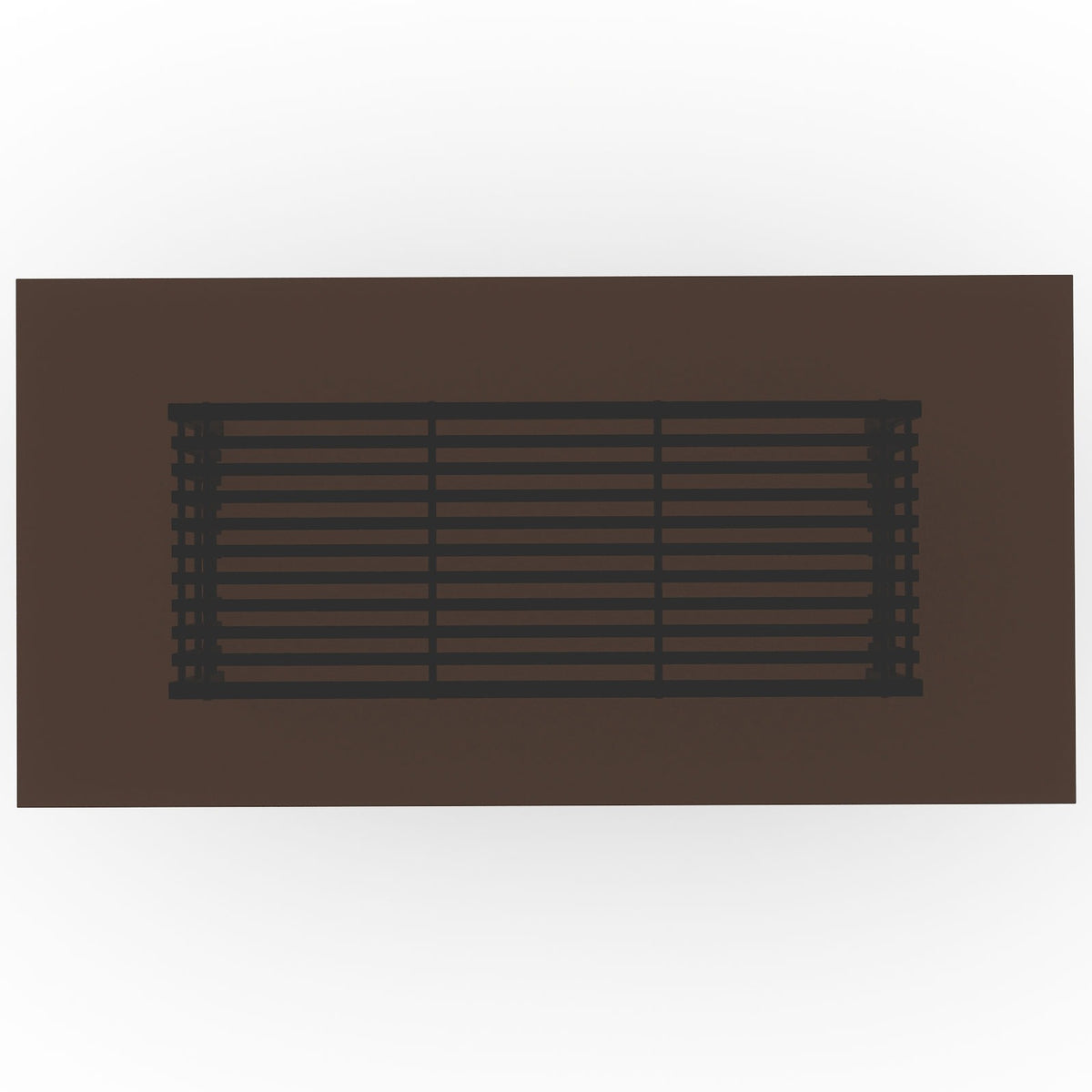 Pinstripe Dark Slatted Dining Table – 213cm