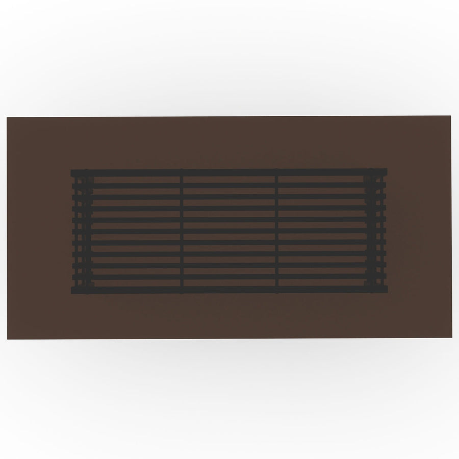 Pinstripe Dark Slatted Dining Table – 213cm