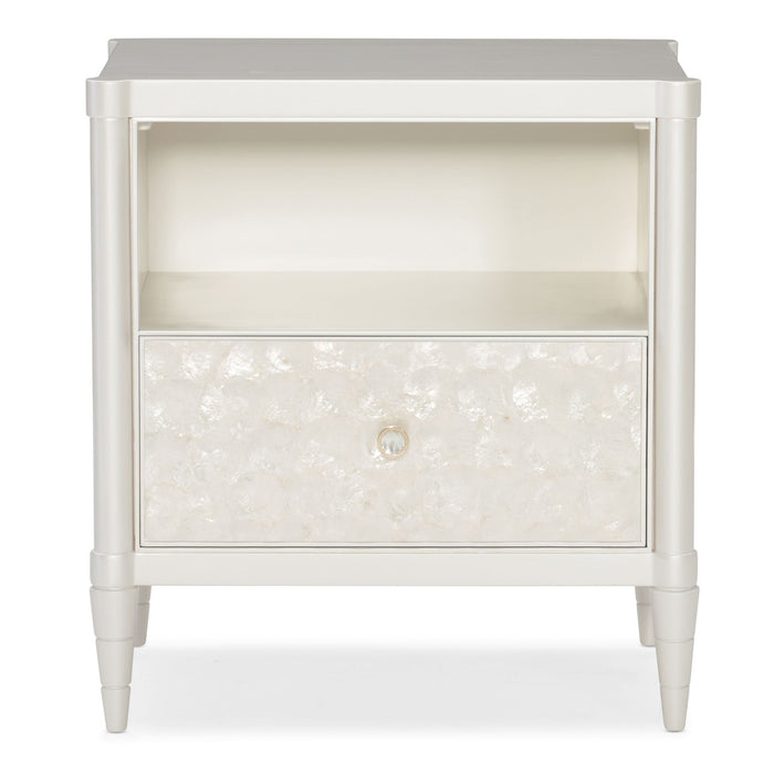 White Cap Bedside Table